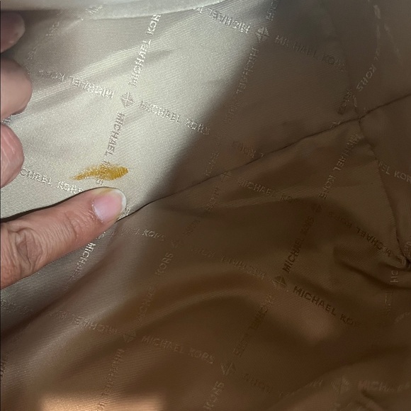Michael Kors Tan and Cream Signature Satchel - Picture 11 of 11